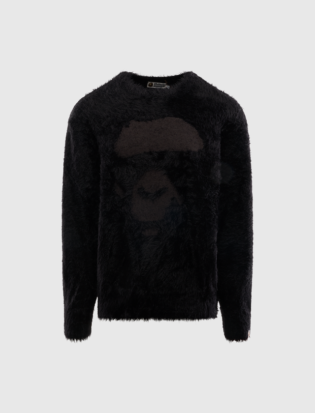 APE FACE SHAGGY SWEATER