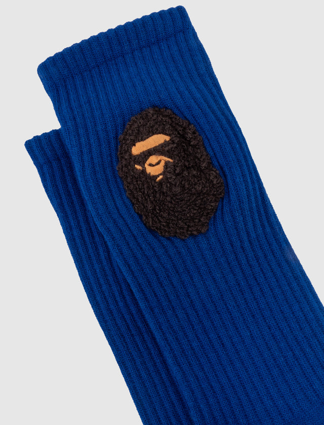 SOCKEN MIT AFFENKOPF AUS BALLONGARN