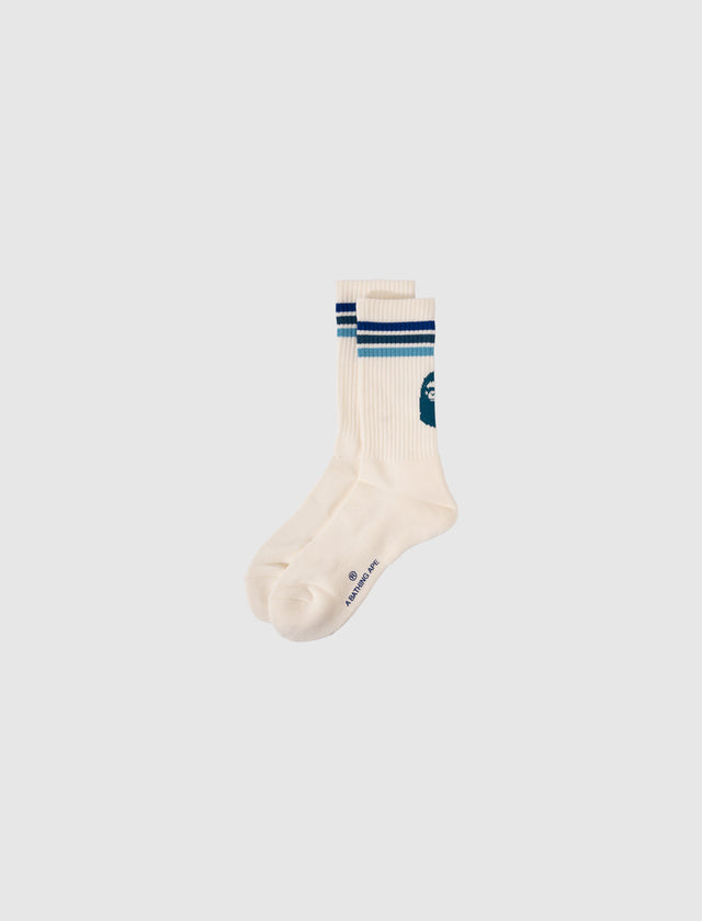 BAPE LINE SOCKS "BLUE"