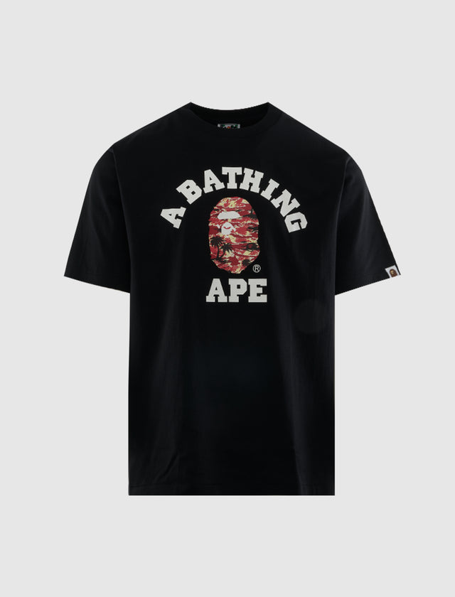 COLLEGE-T-SHIRT MIT PALMEN-CAMO