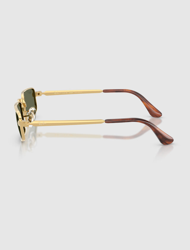 A$AP ROCKY X RAY-BAN BOLD METAL SUNGLASSES (GREEN LENS)