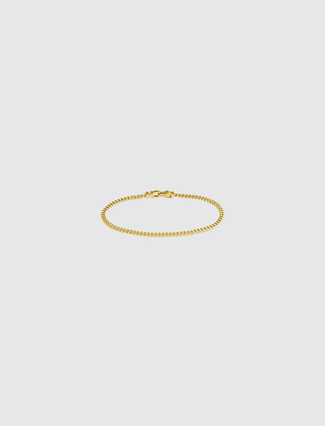 PANZERKETTENARMREIF M GOLD