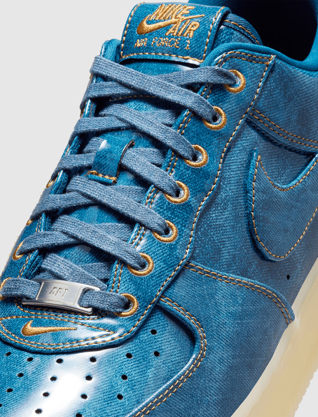 AIR FORCE 1 RETRO "COASTAL BLUE/COASTAL BLUE/NATURAL FLAX"