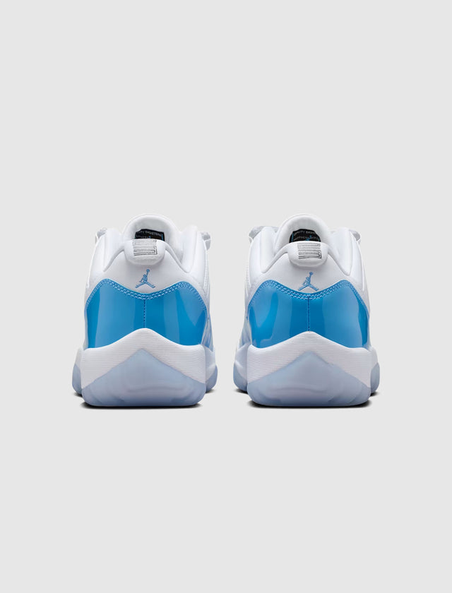 AIR JORDAN 11 RETRO LOW "WHITE/UNIVERSITY BLUE/BLACK"