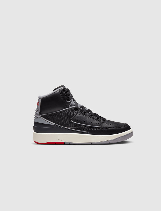 AIR JORDAN 2 RETRO "SCHWARZZEMENT" GS