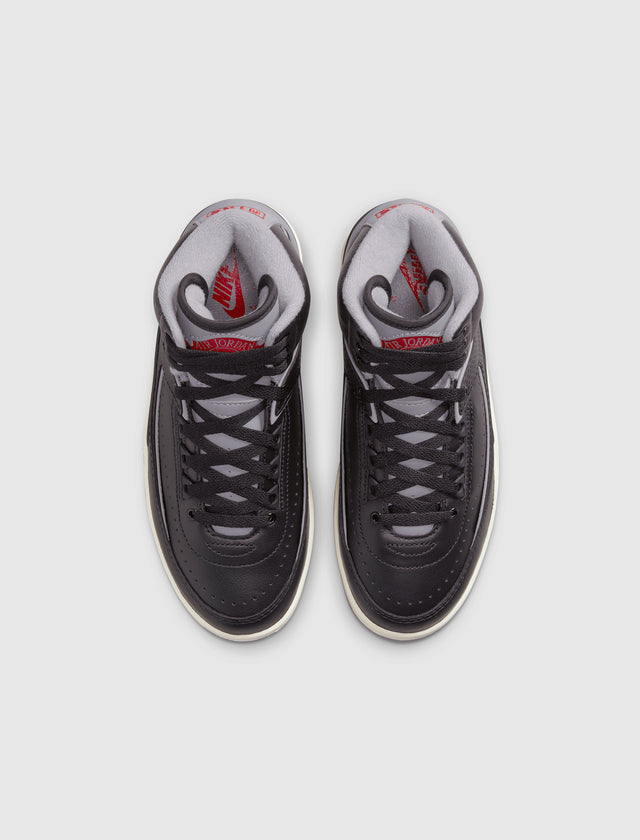 AIR JORDAN 2 RETRO "SCHWARZZEMENT" GS