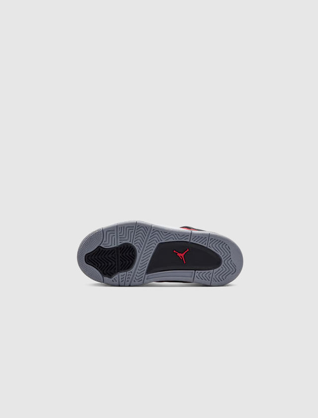AIR JORDAN 4 RETRO "FIRE RED/WHITE" PS