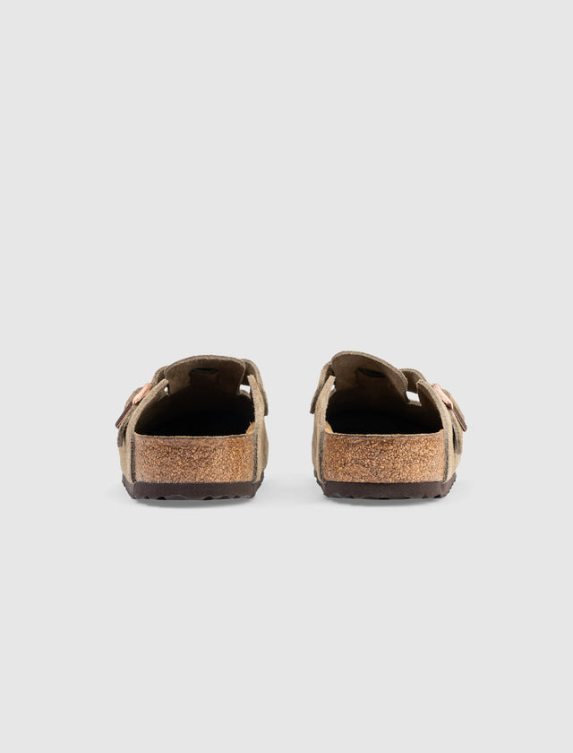 BOSTON SUEDE LEATHER "TAUPE"
