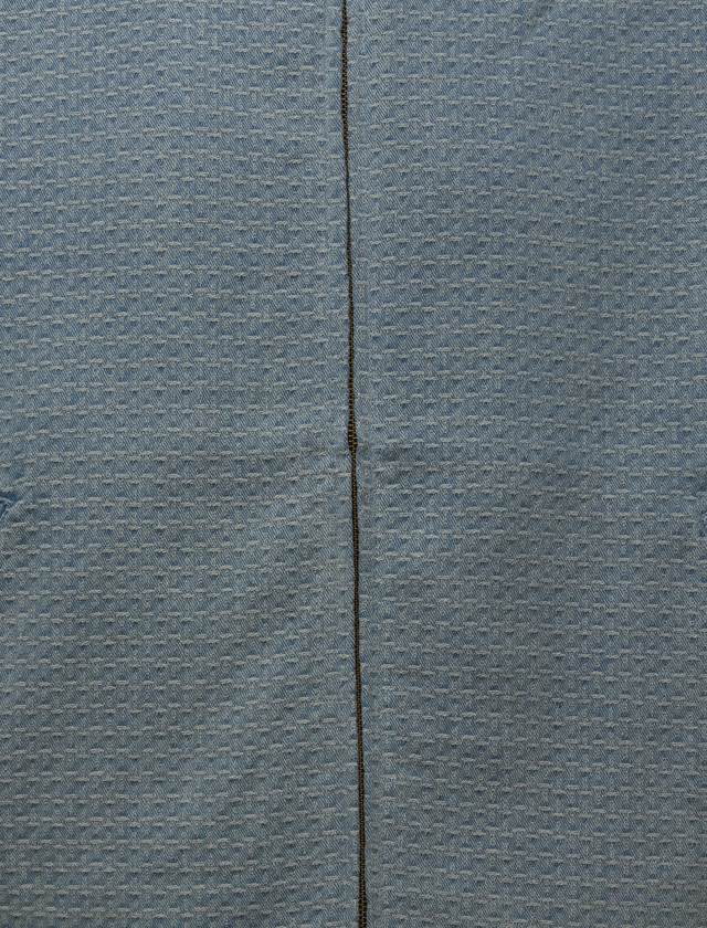 INDIGO ZIP FRONT SHIRT