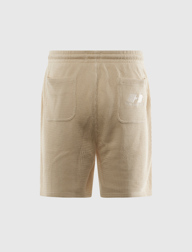 RIB KNIT DRAWCORD 7" SHORTS