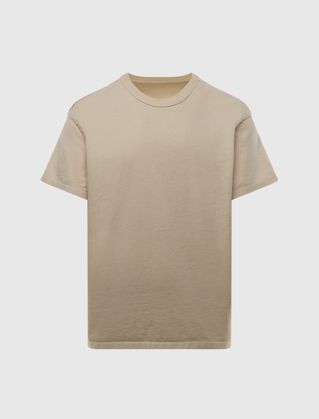 HEAVYWEIGHT BINDED NECK INSIDE OUT TEE