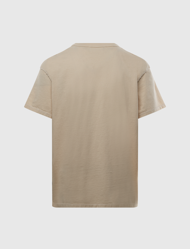 HEAVYWEIGHT BINDED NECK INSIDE OUT TEE