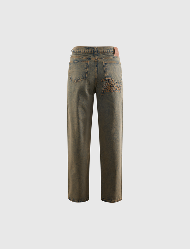 DIRTY WHISKER DENIM PANTS