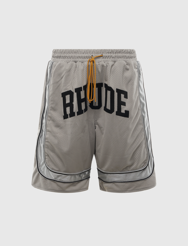 BAGGY MESH COLLEGIATE LOGO SHORTS