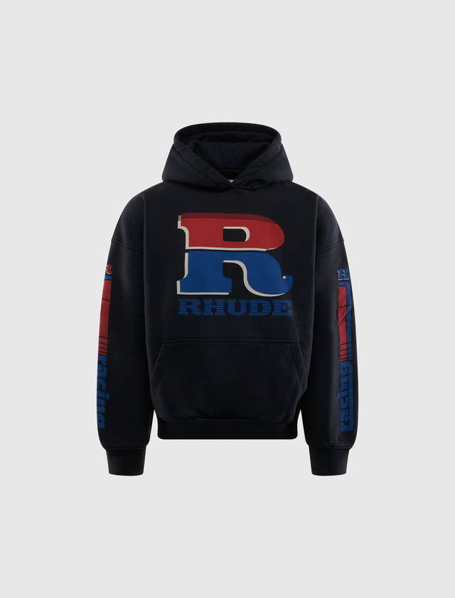 SPLIT PETROL LOGO HOODIE
