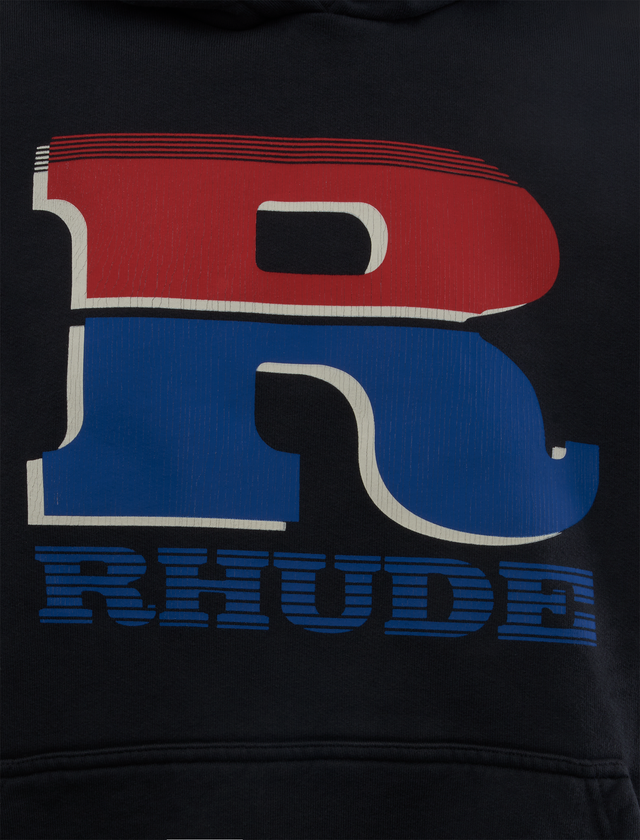 SPLIT PETROL LOGO HOODIE