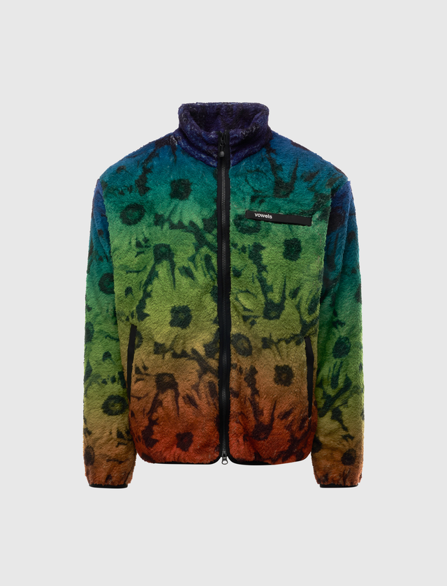 PRINTED FLEECE JACKET