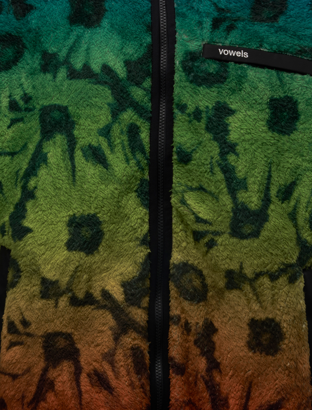 PRINTED FLEECE JACKET