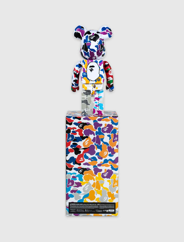 A BATHING APE 28. JAHRESTAG CAMO #2 1000% BEARBRICK
