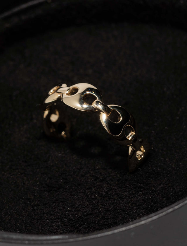 GOLD BEAN RING