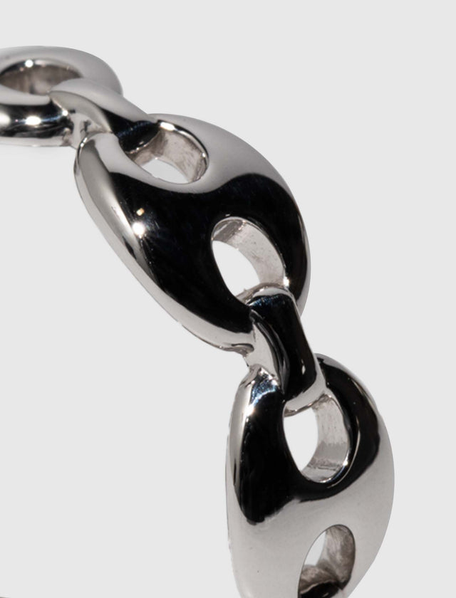 SILVER BEAN RING