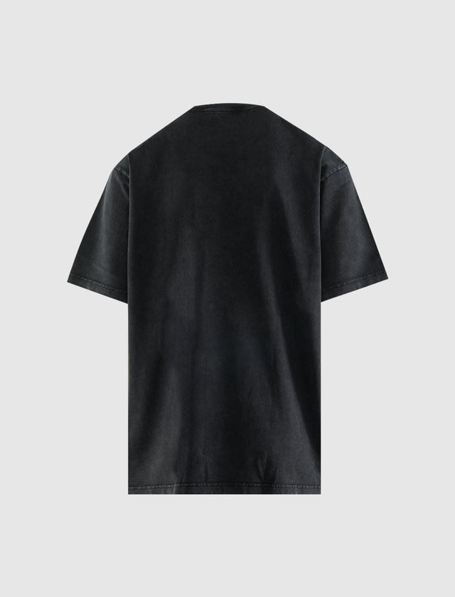 T-Shirt mit stückgefärbtem Logo