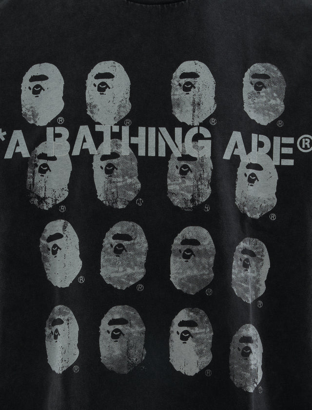 T-Shirt mit stückgefärbtem Logo