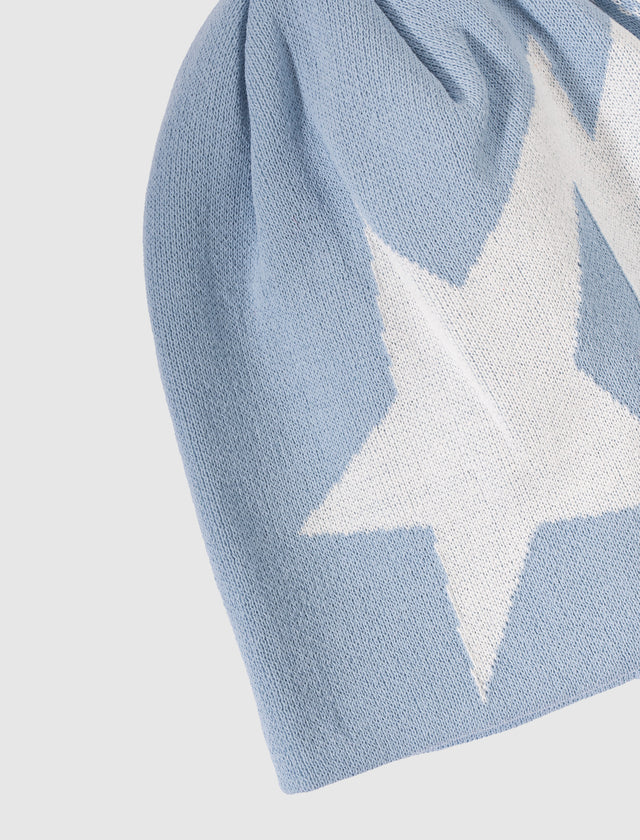 STA KNIT CAP "SAX BLUE"