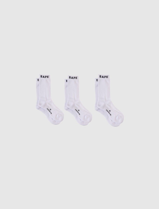 BAPE SOCKS 3-PACK