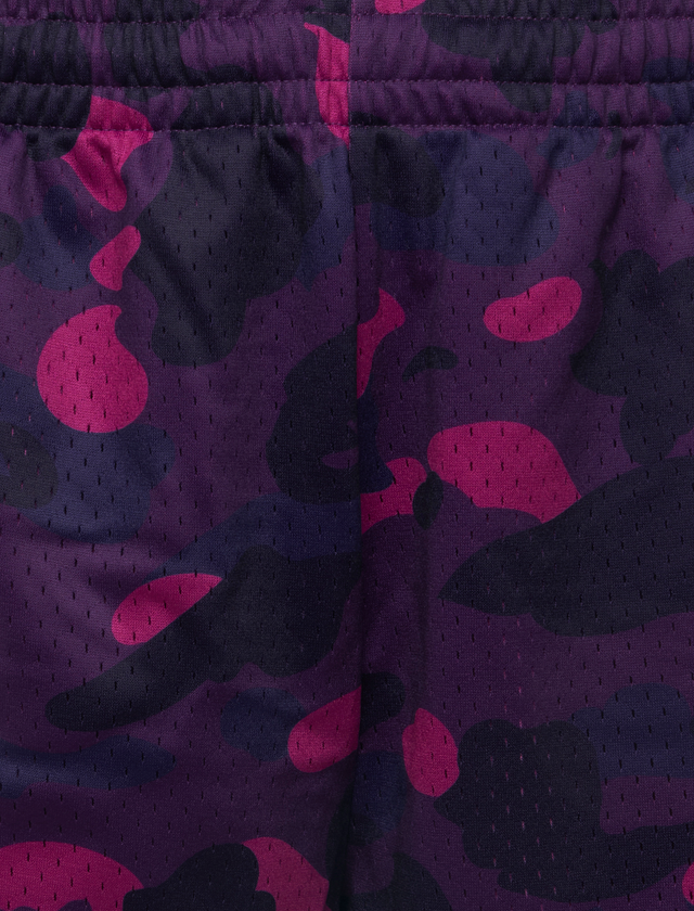 COLOR CAMO MESH RELAXED FIT SHORTS