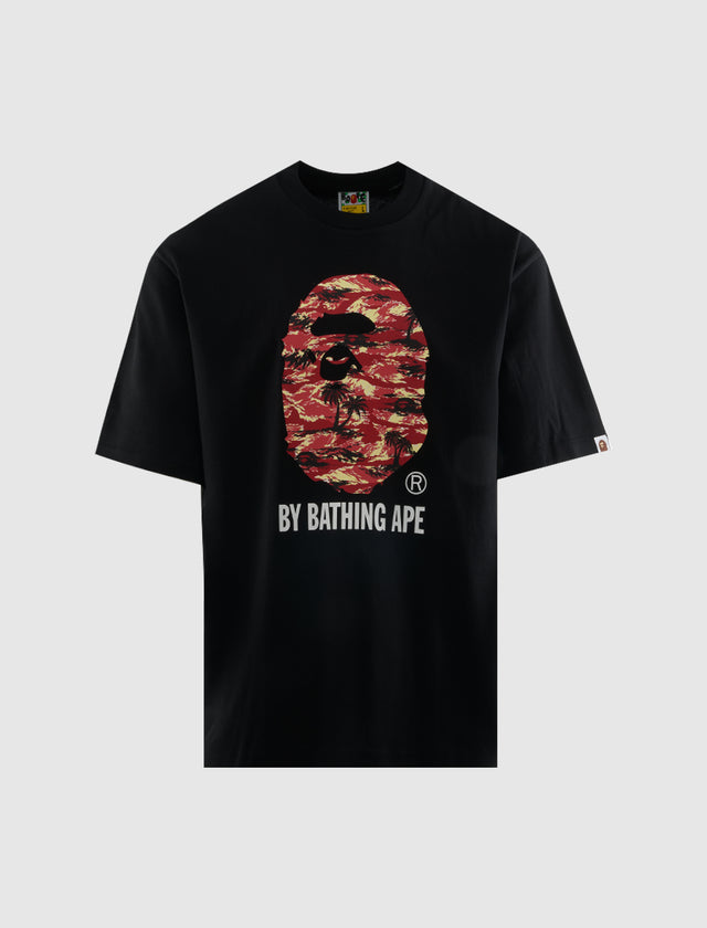 COLLEGE-T-SHIRT MIT PALMEN-CAMO