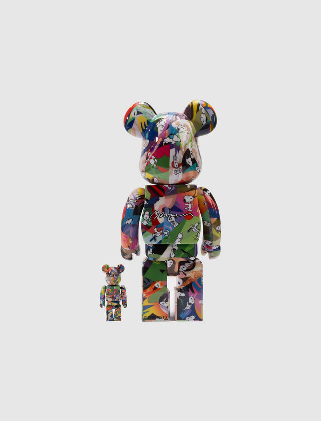 BE@RBRICK TOMOKAZU MATSUYAMA × PEANUTS 100％ & 400％