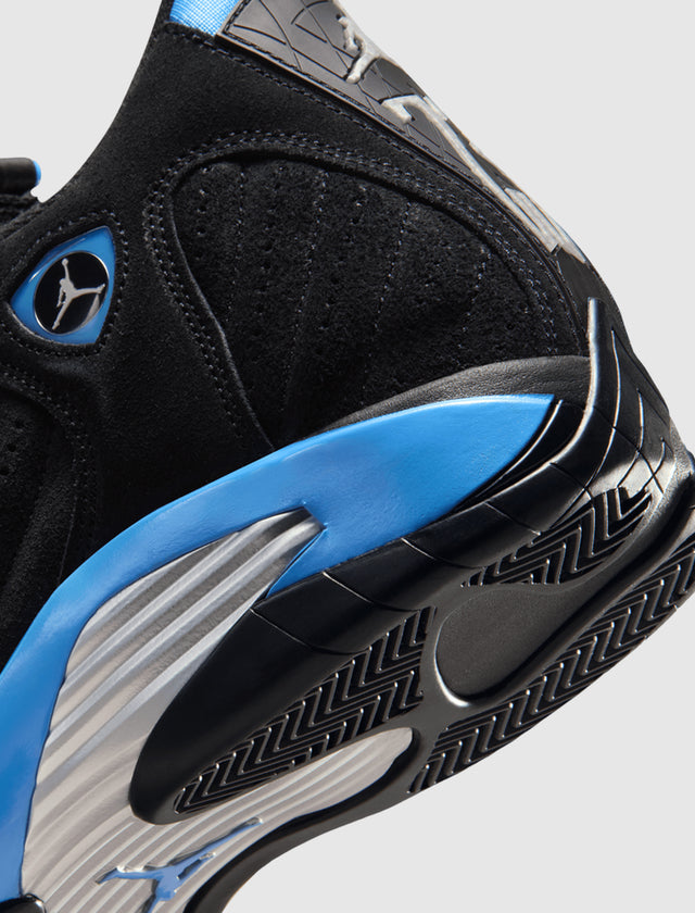 AIR JORDAN 14 RETRO "SCHWARZ/ WEISS/ UNIVERSITY BLUE"