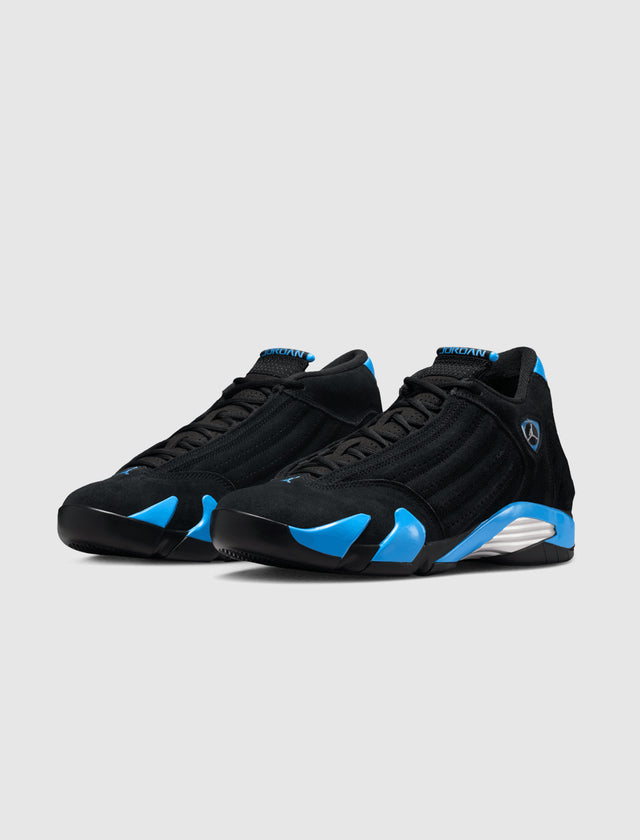 AIR JORDAN 14 RETRO "SCHWARZ/ WEISS/ UNIVERSITY BLUE"