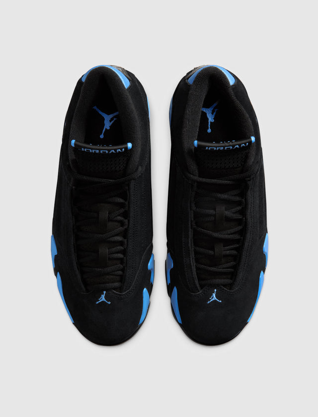 AIR JORDAN 14 RETRO "SCHWARZ/ WEISS/ UNIVERSITY BLUE"