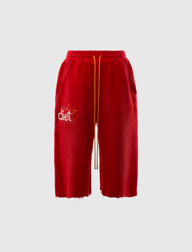 INSIDE OUT FLEECE SWEATSHORTS