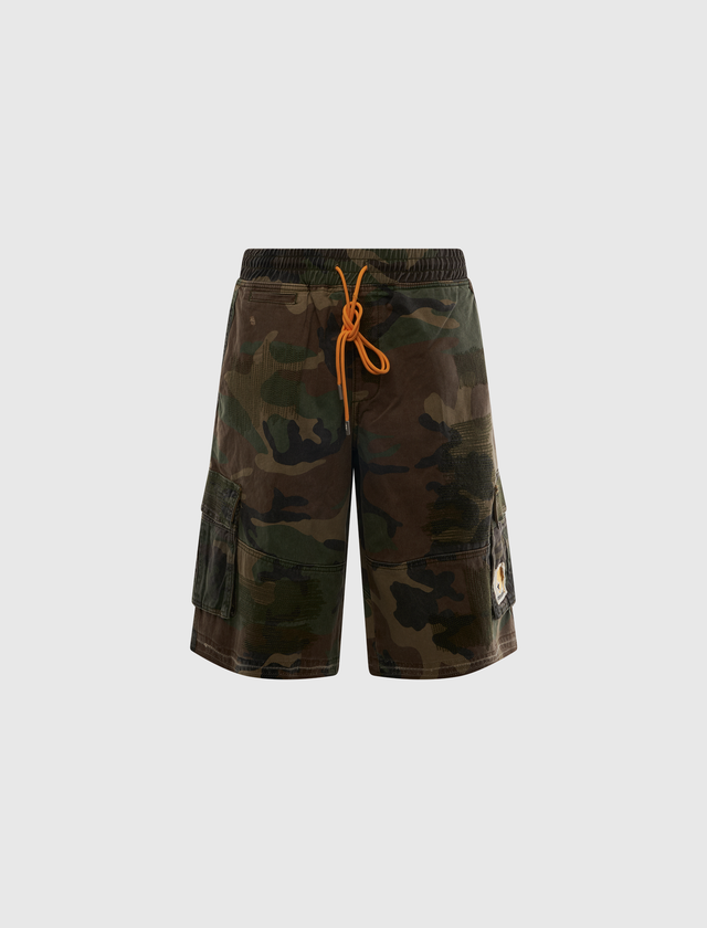 CAMO CARGO SHORTS