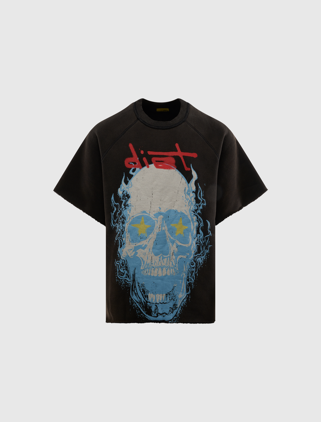 SKULL HALF SLEEVE TEE