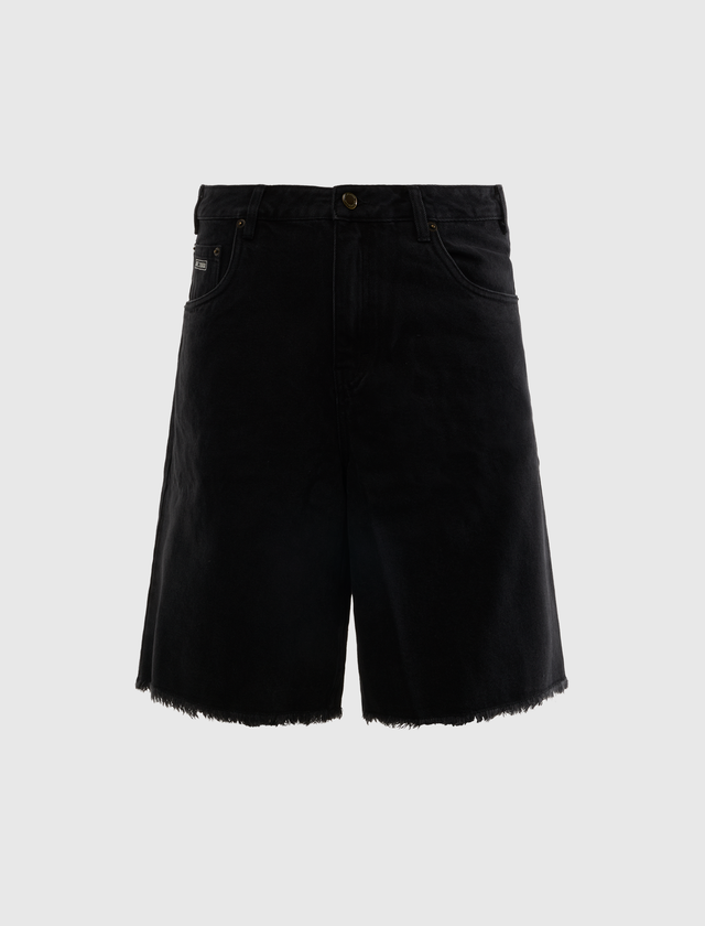 FRAYED EDGE 11" DENIM BERMUDAS