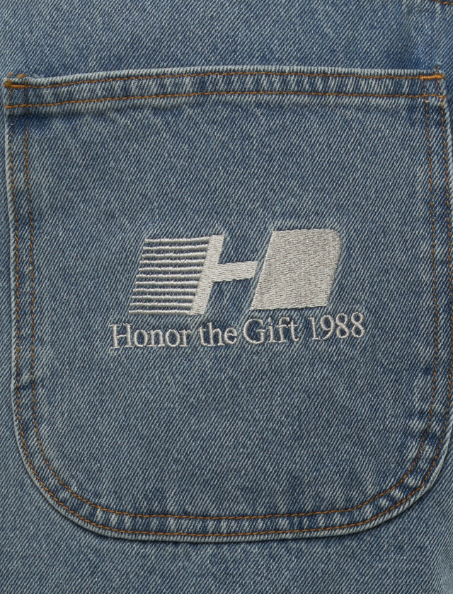 FRAYED EDGE 11" DENIM BERMUDAS