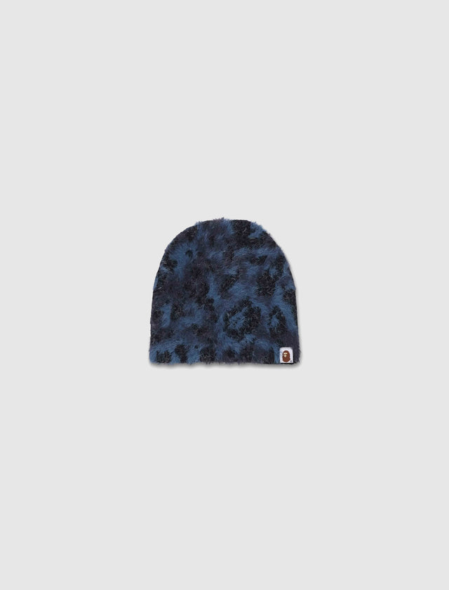 WILD LEOPARD PATTERN APE FACE KNIT CAP