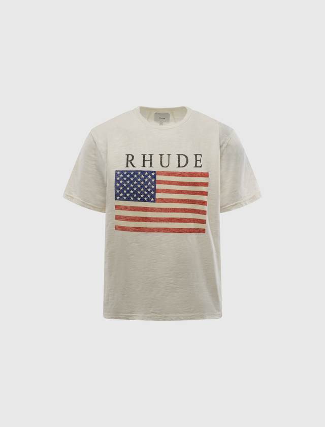 USAフラッグ スラブTシャツ