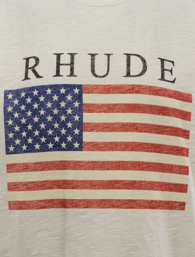 USAフラッグ スラブTシャツ