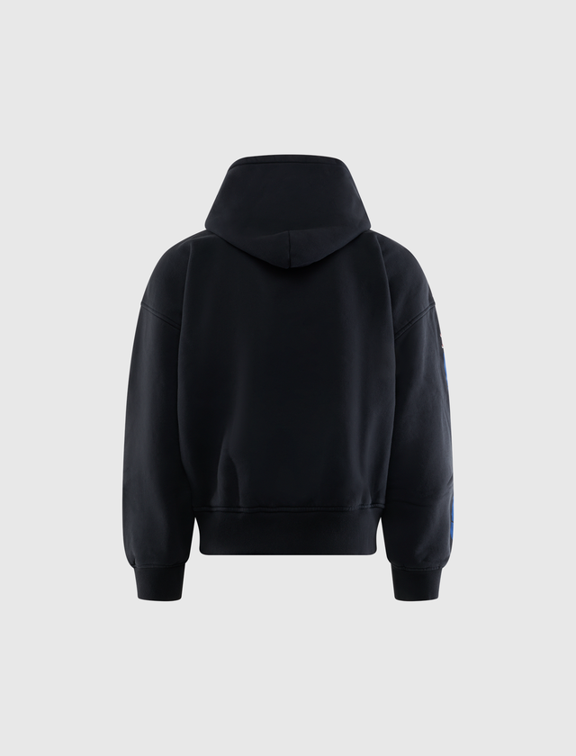 SPLIT PETROL LOGO HOODIE