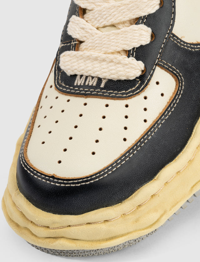 WAYNE LOW TOP SNEAKERS "SCHWARZ/WEISS"