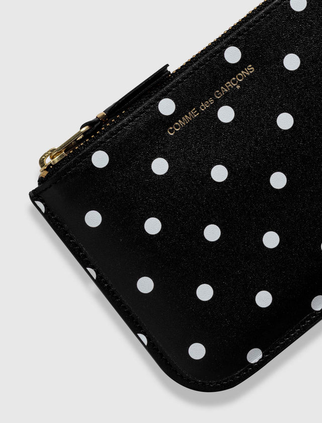 DOT PRINT LEATHER WALLET